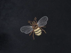 Conjunto De 2 Almofadas Decorativas Em Veludo Preto 45 X 45 Cm Talinum