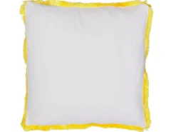 Conjunto De 2 Almofadas Decorativas Amarelas Com Motivo Animal 45 X 45 Cm Manju