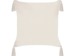 Conjunto De 2 Almofadas Decorativas Taupe 42 X 42 Cm Hakone