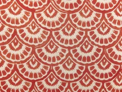 Conjunto De 2 Almofadas Decorativas Vermelhas E Brancas 45 X 45 Cm Rhus