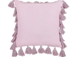 Conjunto De 2 Almofadas Decorativas Rosa 45 X 45 Cm Lynchis