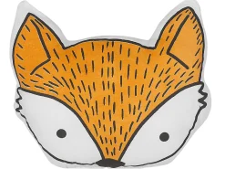 Conjunto De 2 Almofadas Decorativas Em Forma De Raposa Laranja 50 X 40 Cm Vadodara