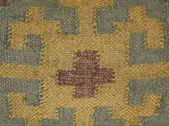 Conjunto De 2 Almofadas Decorativas Em Juta Multicolor 30 X 50 Cm Saron