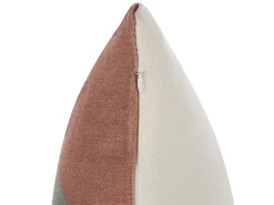 Conjunto De 2 Almofadas Decorativas Vermelho Claro 45 X 45 Cm Ageratum