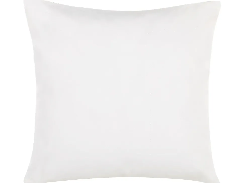 Conjunto De 2 Almofadas De Jardim Padrao Folha Azul/Branco 45 X 45 Cm Trebbo