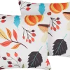 Conjunto De 2 Almofadas Decorativas Em Veludo Multicolor 45 X 45 Cm Viscaria