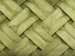 Conjunto De 2 Almofadas Em Veludo Verde Azeitona 43 X 43 Cm Narcissus