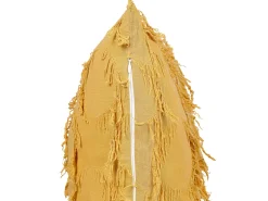 Conjunto De 2 Almofadas Em Poliester Amarelo 45 X 45 Cm Agastache