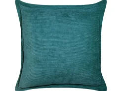 Conjunto De 2 Almofadas Em Bombazine Azul Esverdeado 43 X 43 Cm Zinnia