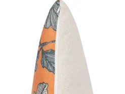 Conjunto De 2 Almofadas Em Poliester Laranja E Preto 45 X 45 Cm Spirea