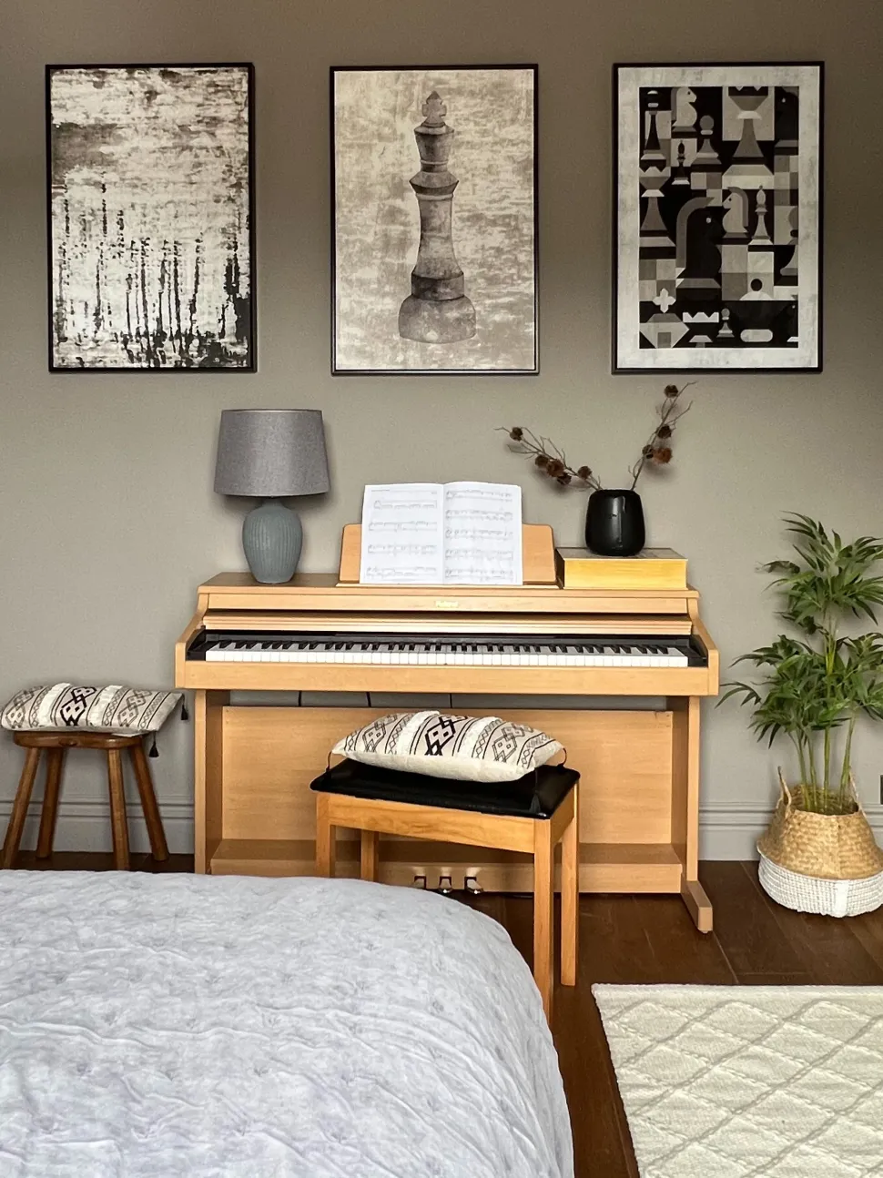 Conjunto De 2 Almofadas Em Creme E Preto 30 X 50 Cm Pulmonaria