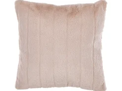 Conjunto De 2 Almofadas Em Rosa Claro Com Pelo 45 X 45 Cm Pumila