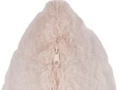 Conjunto De 2 Almofadas Em Rosa Claro Com Pelo 45 X 45 Cm Pumila