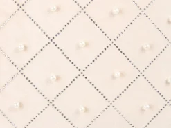 Conjunto De 2 Almofadas Em Veludo Creme 45 X 45 Cm Yarrow
