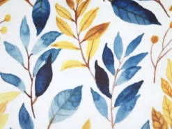 Conjunto De 2 Almofadas Em Veludo Amarelo E Azul 45 X 45 Cm Cattleya