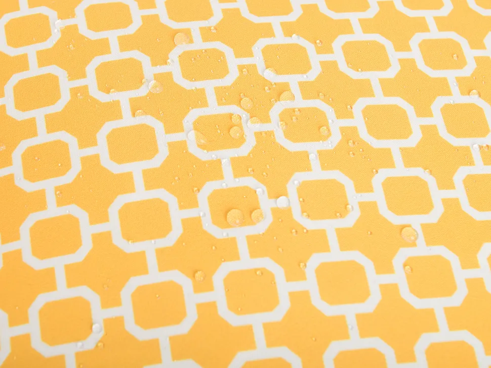 Conjunto De 2 Almofadas Em Tecido Amarelo E Branco 40 X 70 Cm Astakos