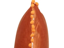 Conjunto De 2 Almofadas Em Veludo Laranja 45 X 45 Cm Aerangis