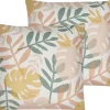 Conjunto De 2 Almofadas Multicolor 45 X 45 Cm Ilex