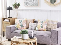 Conjunto De 2 Almofadas Multicolor 45 X 45 Cm Ilex