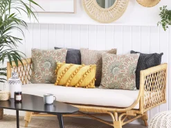 Conjunto De 2 Almofadas Multicolor 45 X 45 Cm Vriesea