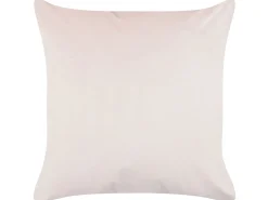 Conjunto De 2 Almofadas Padrao De Folhas Azul E Rosa 45 X 45 Cm Chrysanthemum