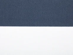 Conjunto De 8 Almofadas Para Cadeiras De Jardim As Riscas Azul E Branco Sassari