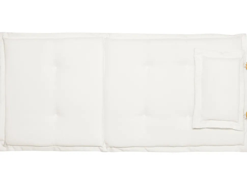 Conjunto De 2 Almofadas Para Cadeira De Jardim Em Creme Toscana/Java