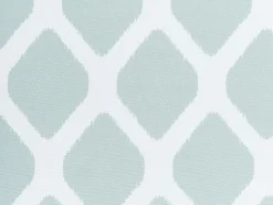 Conjunto De 6 Almofadas Para Cadeira Com Padrao De Diamante Verde E Branco Tolve