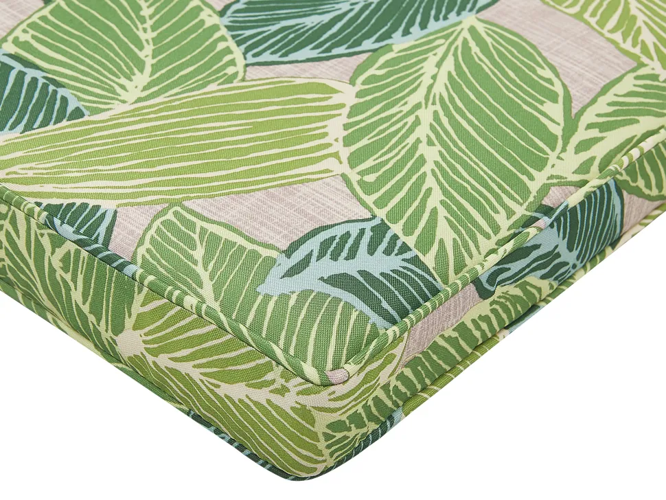 Conjunto De 8 Almofadas Para Cadeiras De Jardim Com Padrao Verde Sassari