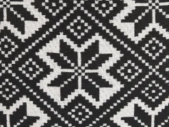 Conjunto De 2 Almofadas Preto E Branco 45 X 45 Cm Beskoz