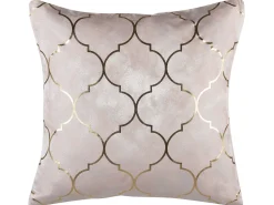 Conjunto De 2 Almofadas Rosas 45 X 45 Cm Alyssum