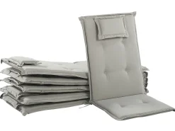 Conjunto De 6 Almofadas Taupe Para A Cadeira Toscana/Java