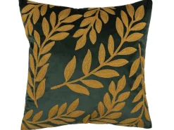 Conjunto De 2 Almofadas Verde Escuro 45 X 45 Cm Mistletoe