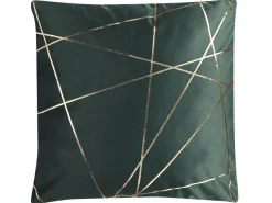 Conjunto De 2 Almofadas Verde Escuro 45 X 45 Cm Pinus