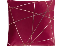 Conjunto De 2 Almofadas Vermelhas 45 X 45 Cm Pinus