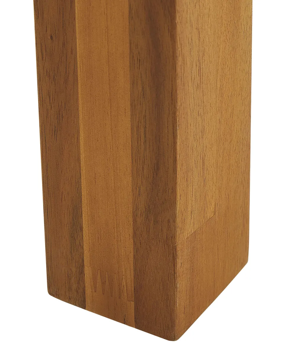 Conjunto De 6 Cadeiras De Jardim Em Madeira De Acacia Livorno