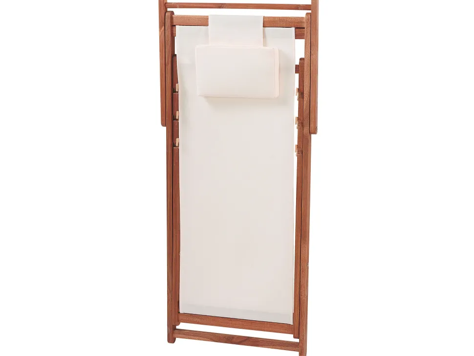 Conjunto De 2 Cadeiras De Jardim Com 2 Tecidos A Escolha Em Madeira Escura Avellino