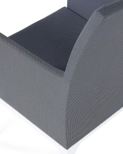 Conjunto De 4 Cadeiras De Jardim Cinzentas Bacoli