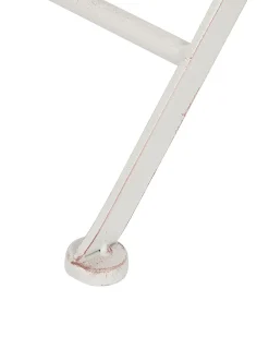 Conjunto De 2 Cadeiras De Jardim Em Metal Branco Stiffe