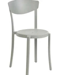 Conjunto De 4 Cadeiras De Jantar Cinzentas Claras Vieste