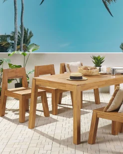 Conjunto De 2 Cadeiras De Jardim Em Madeira De Acacia Livorno