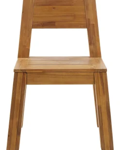 Conjunto De 2 Cadeiras De Jardim Em Madeira De Acacia Livorno