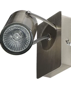 Conjunto De 2 Candeeiros De Parede Em Metal Prateado Klip