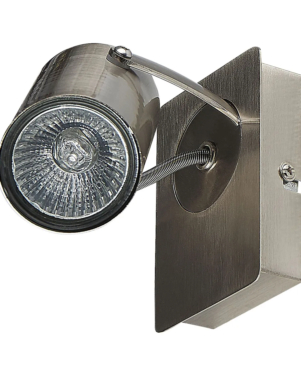 Conjunto De 2 Candeeiros De Parede Em Metal Prateado Klip