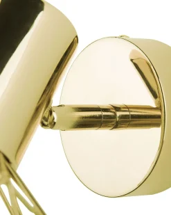 Conjunto De 2 Candeeiros De Parede Dourados Chenab