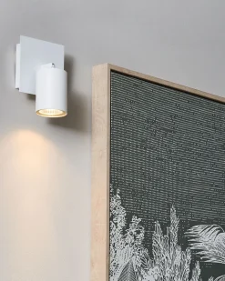 Conjunto De 2 Candeeiros De Parede Brancos Tigris