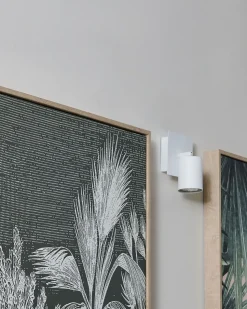 Conjunto De 2 Candeeiros De Parede Brancos Tigris