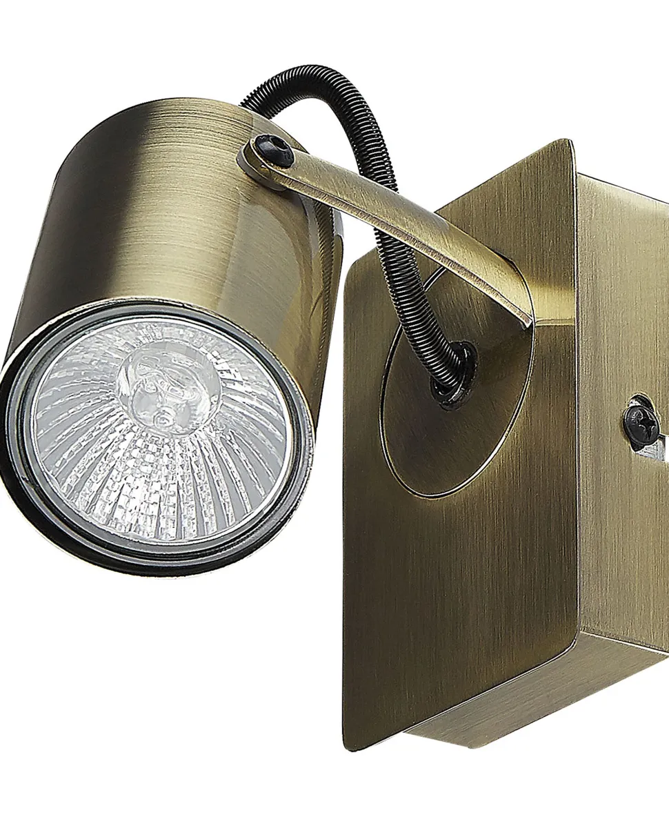 Conjunto De 2 Candeeiros De Parede Em Metal Cor De Bronze Klip