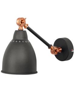 Conjunto De 2 Candeeiros De Parede Cinzento Grafite Mississippi M