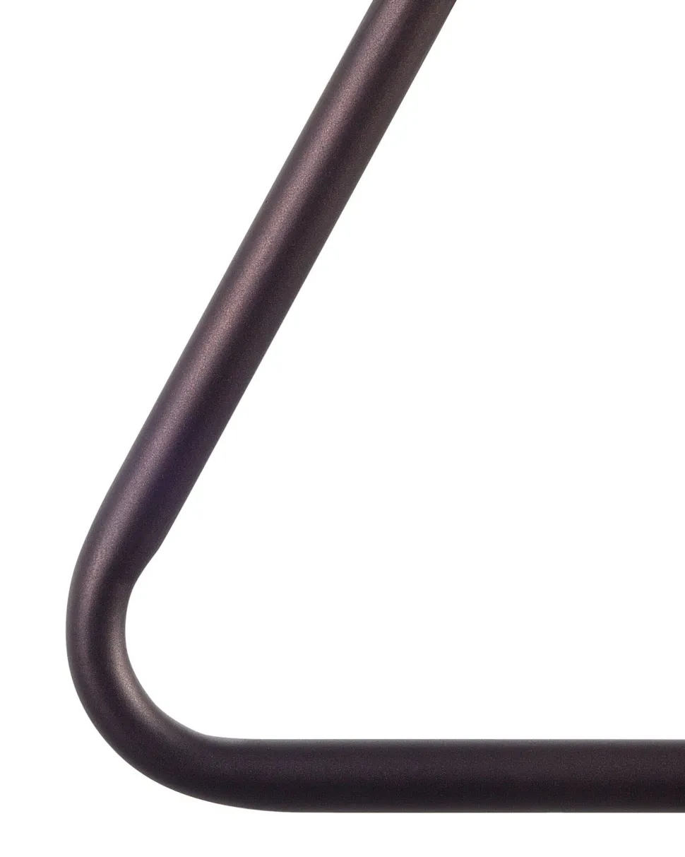 Conjunto De 3 Candeeiros De Teto Triangulares De Metal Castanho Juruena